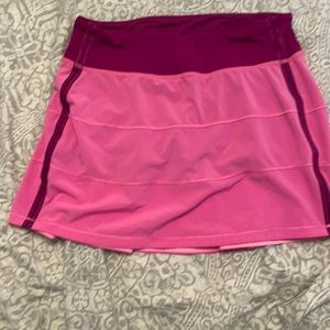 Pink Lululemon Athletic skirt